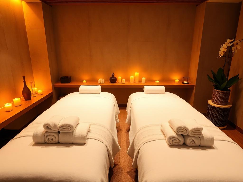 ফোর হ্যান্ড ম্যাসাজ — Sunmoon Spa, গুলশান ২